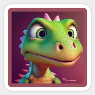 Baby Dinosaur Dino Bambino - Thomas Sticker